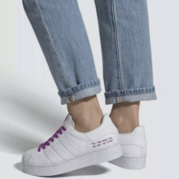 NWB Adidas SUPERSTAR BOLD W9 Limited Edition - Picture 1 of 7